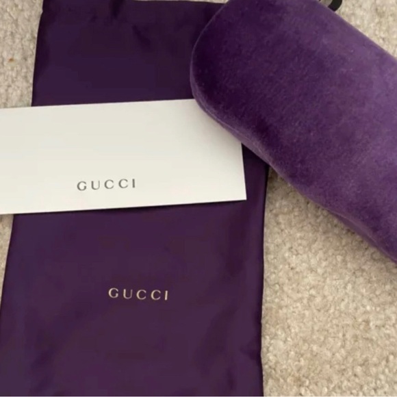 New☆ Gucci 0418S 54mm Oversize Square Sunglasses - Brown - Picture 5 of 12